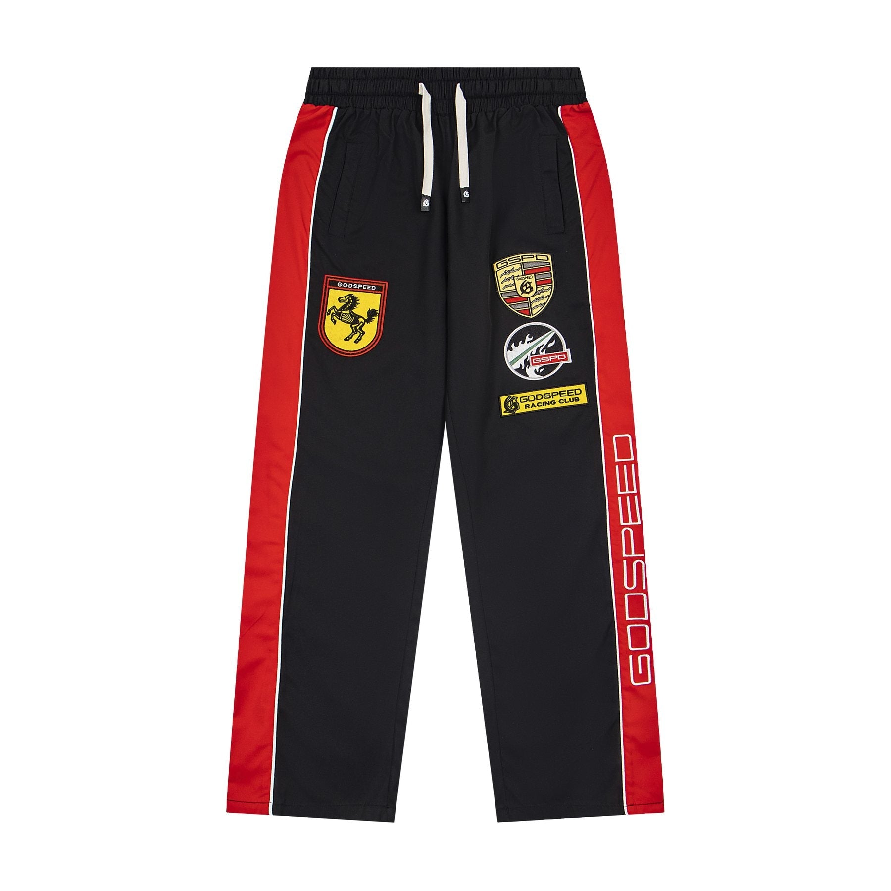Godspeed Racing Patch Track Pants — front
