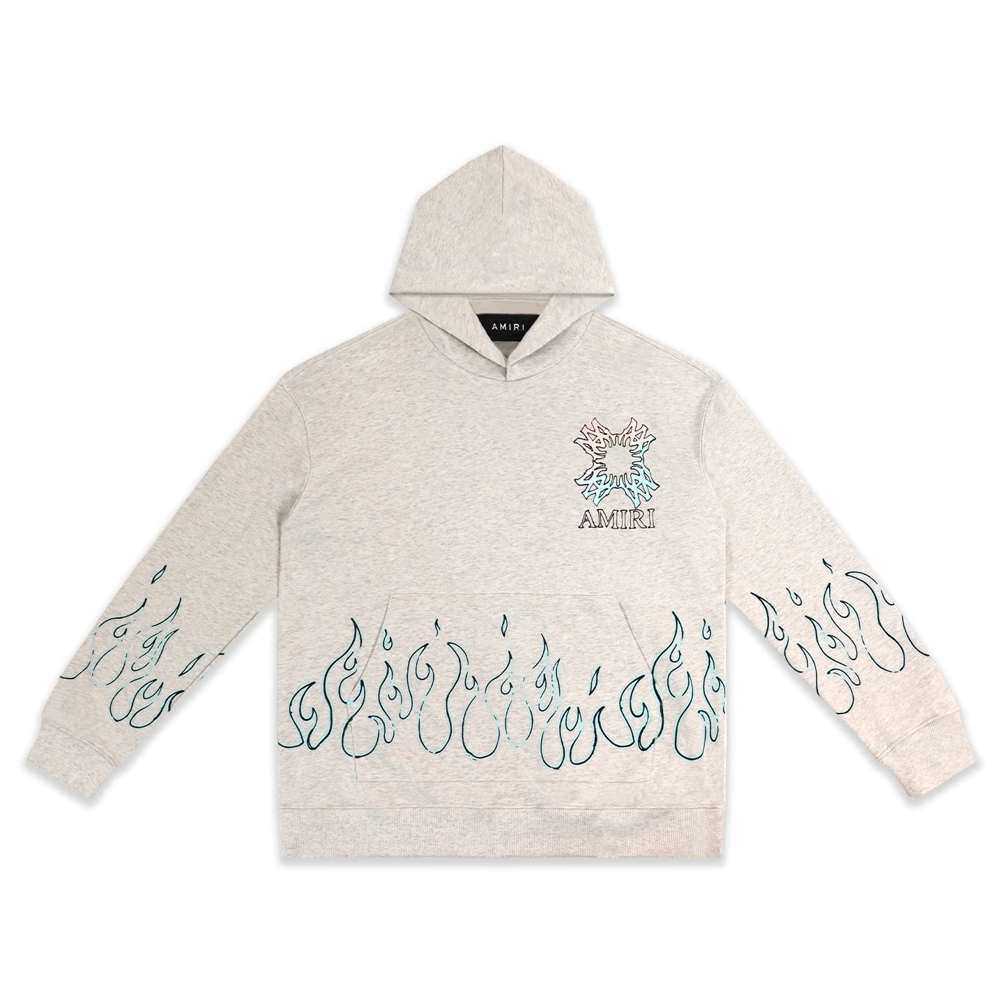 AMIRI Flame Cross Graphic Hoodie — front