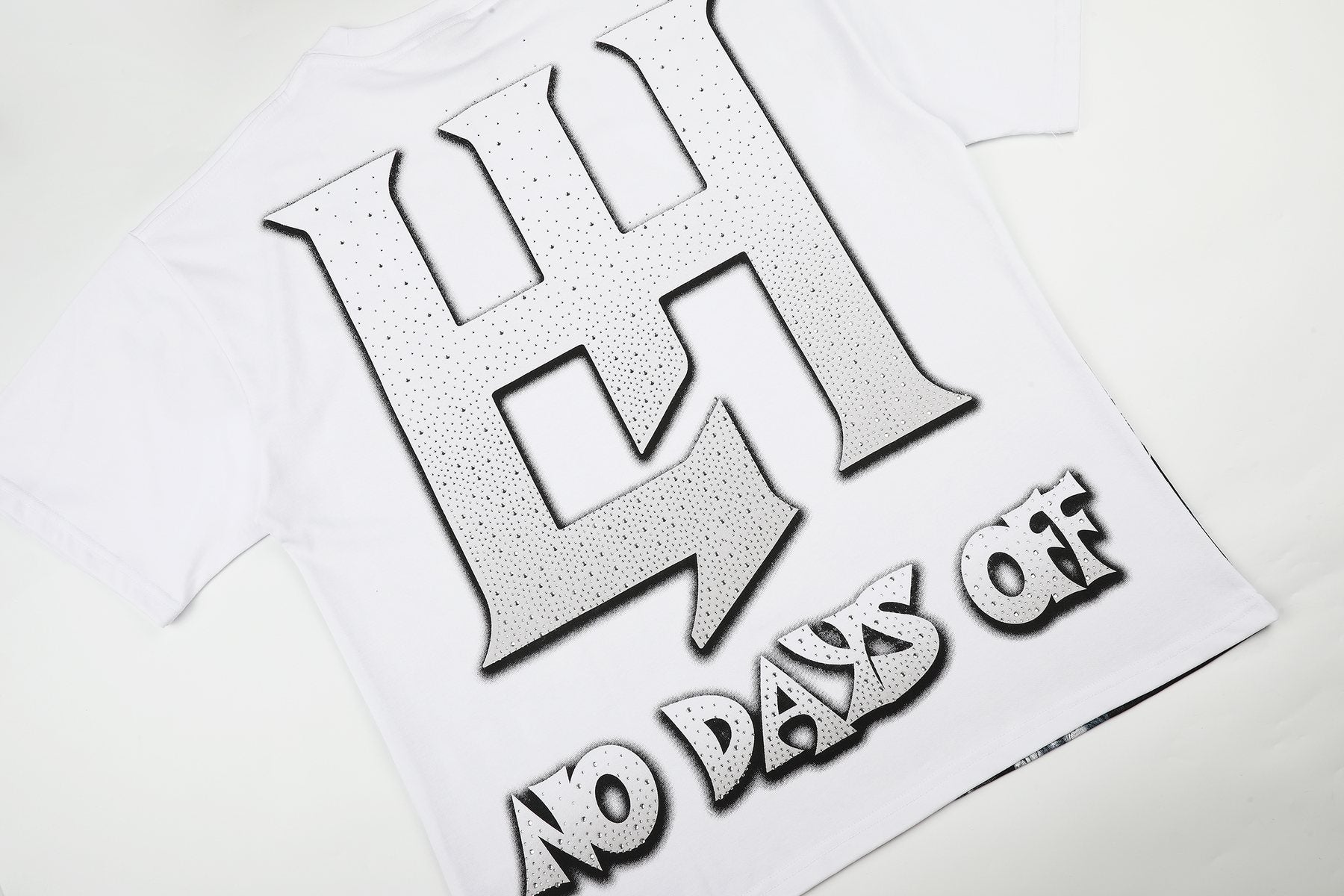 Life Hustlere LIFE HUSTLERS Angel Graphic T-Shirt - White/Black — detail