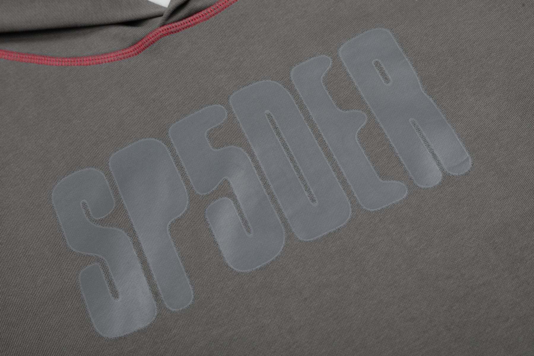 Sp5der Charcoal Gray Hoodie & Sweatpants Matching Set — detail