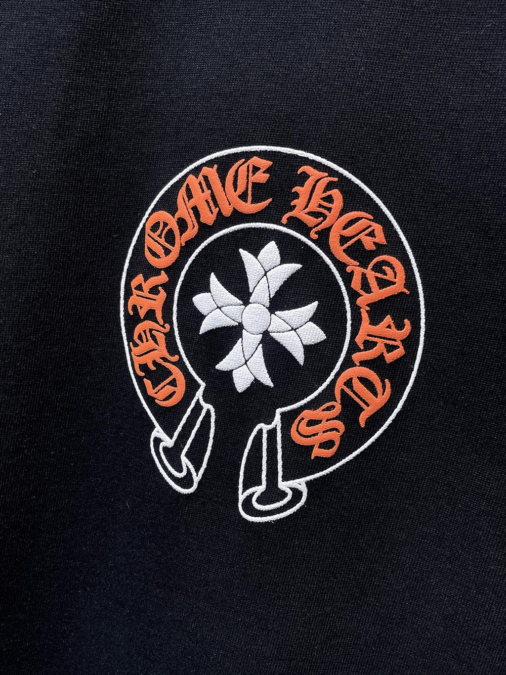 Chrome Hearts Splatter Horseshoe Graphic T-Shirt — detail