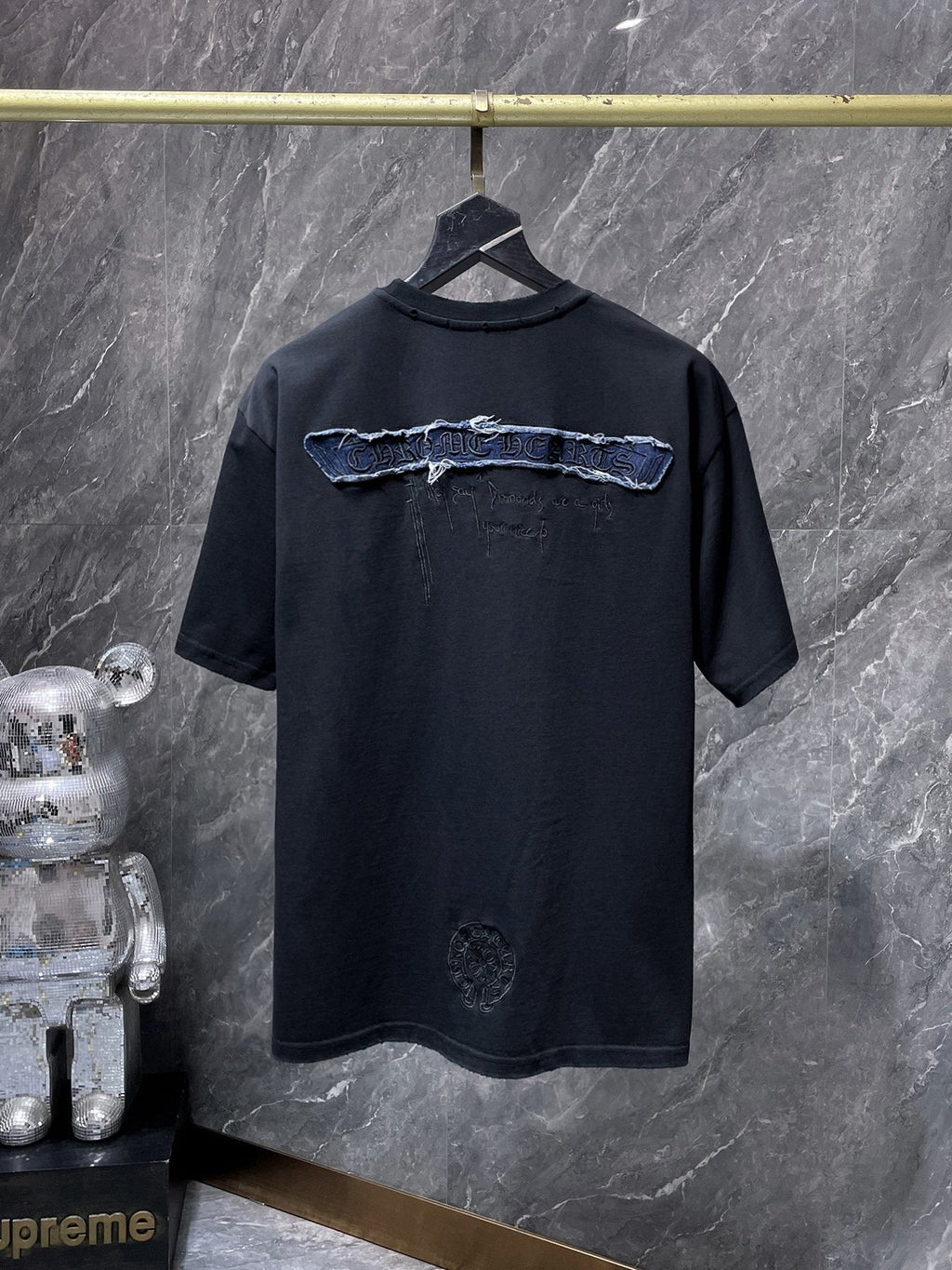 Chrome Hearts Cross Patch Graphic T-Shirt — back