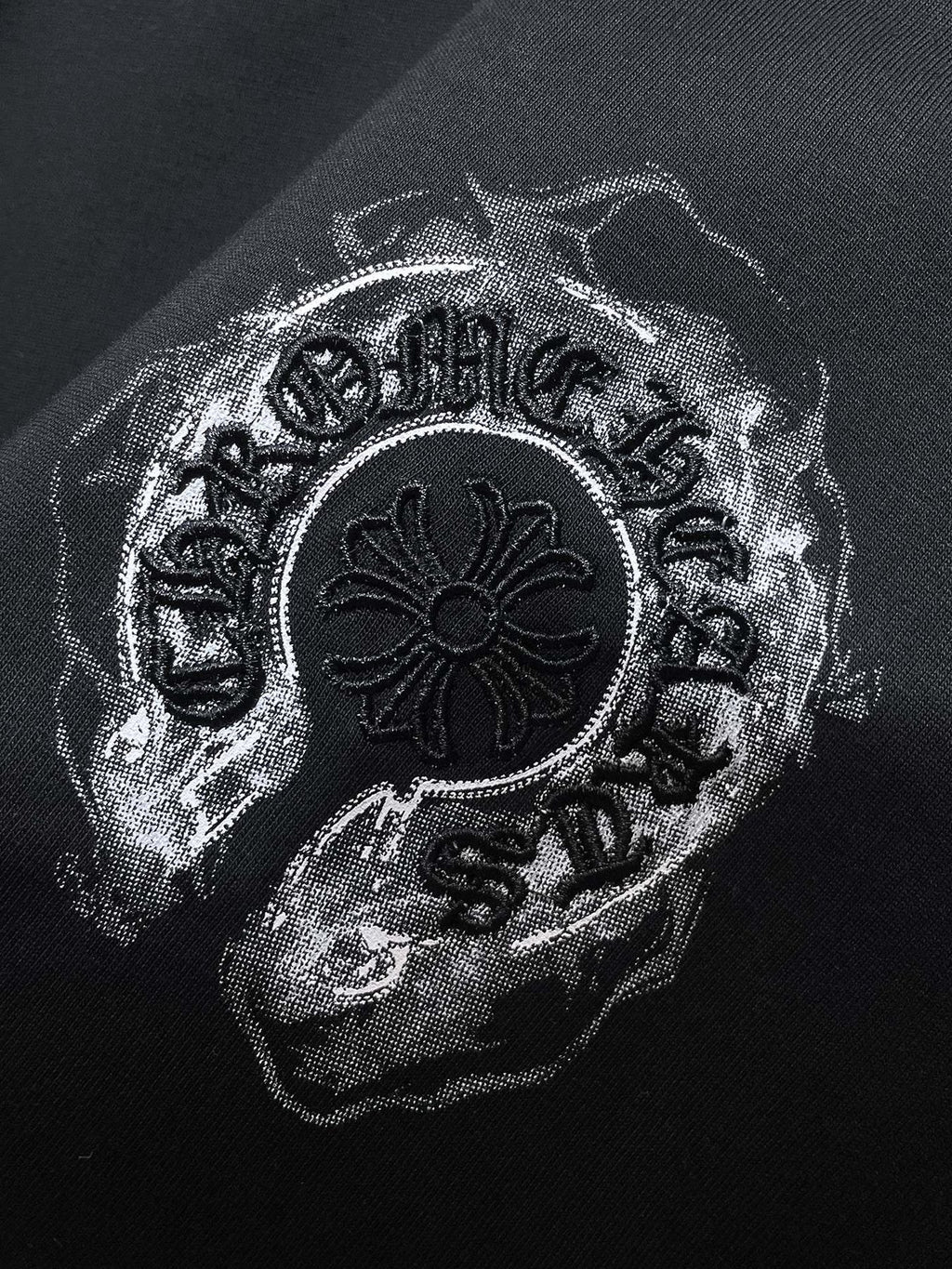 Chrome Hearts Horseshoe Graphic Short-Sleeve T-Shirt — detail