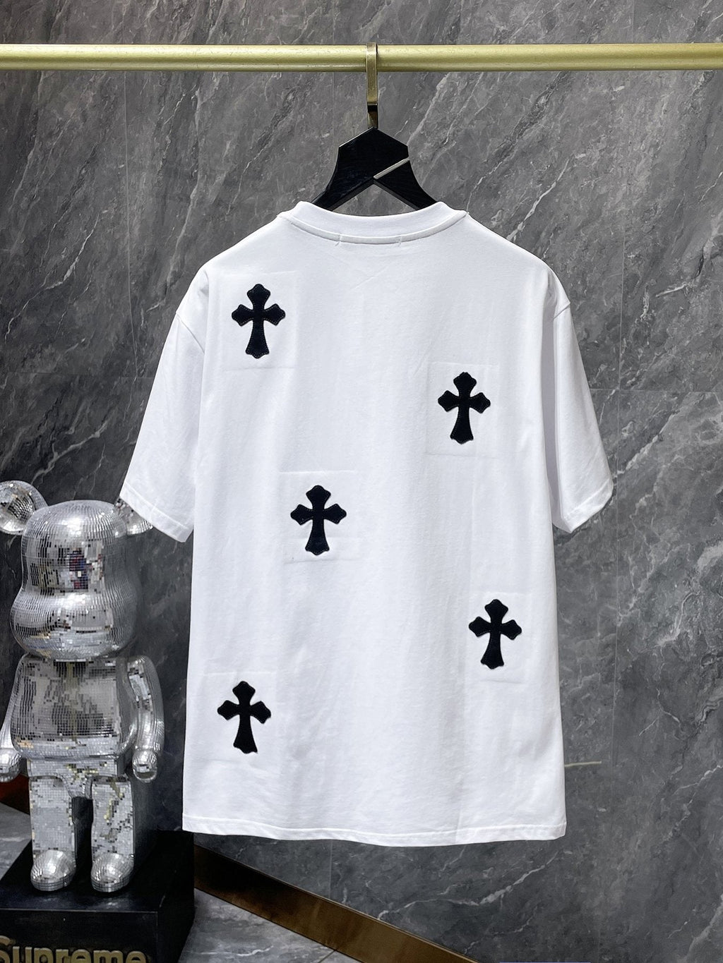 Chrome Hearts Cross Applique Short-Sleeve T-Shirt — back