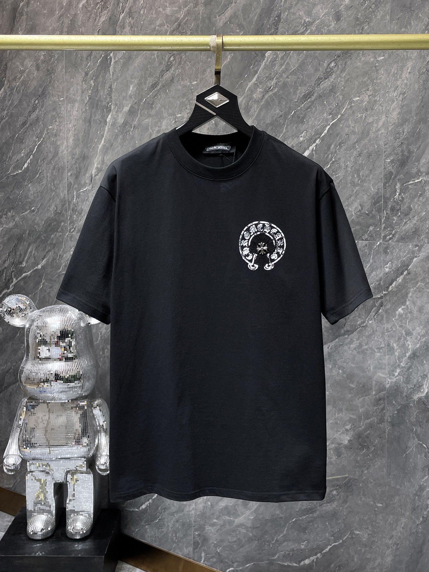 Chrome Hearts Cross Scroll Graphic Short-Sleeve T-Shirt — hero