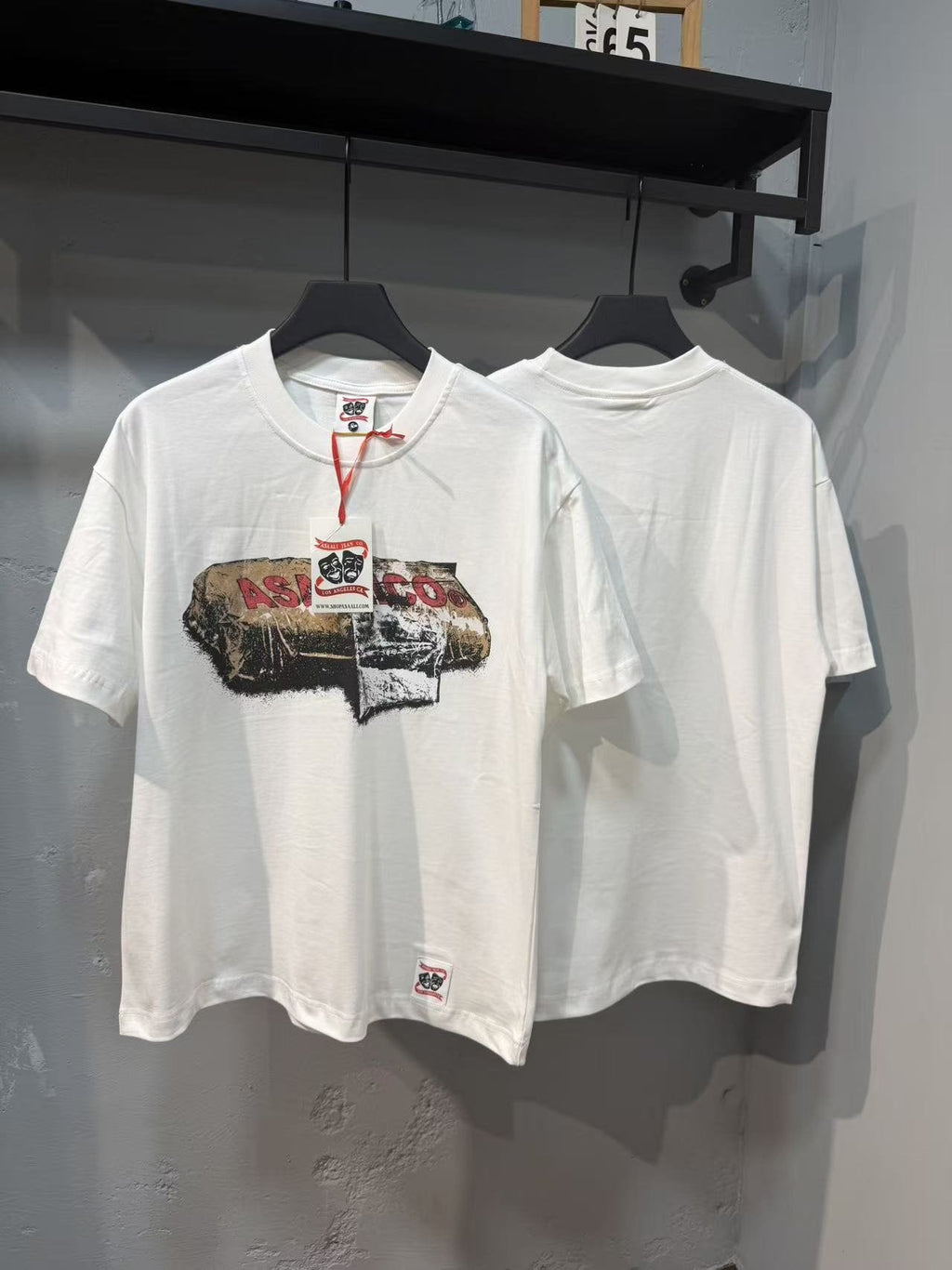 ASAALL Distressed Graphic Short-Sleeve T-Shirt — context