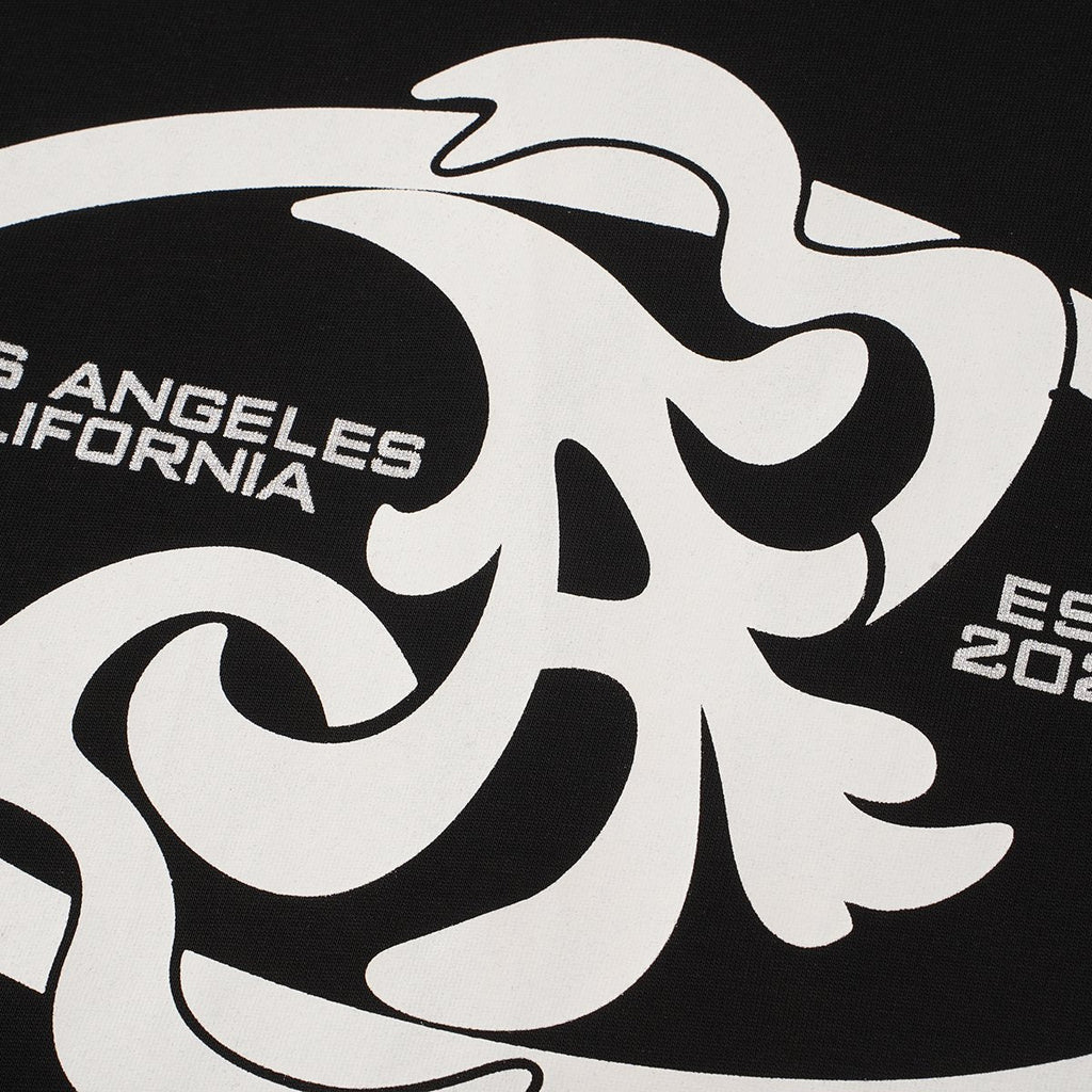 ASAALL Los Angeles California Abstract Graphic T-Shirt — detail