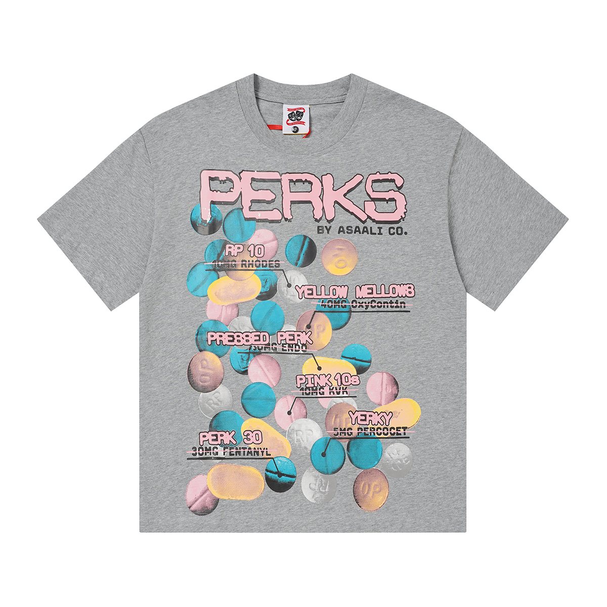 ASAALL Pill Graphic Short-Sleeve T-Shirt — front