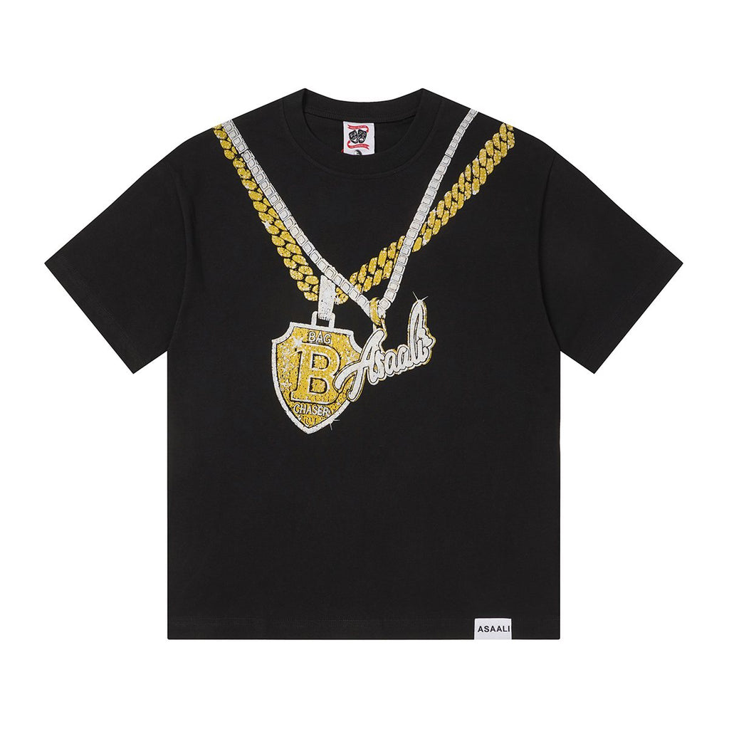 ASAALL Chain and Shield Graphic Short-Sleeve T-Shirt — hero