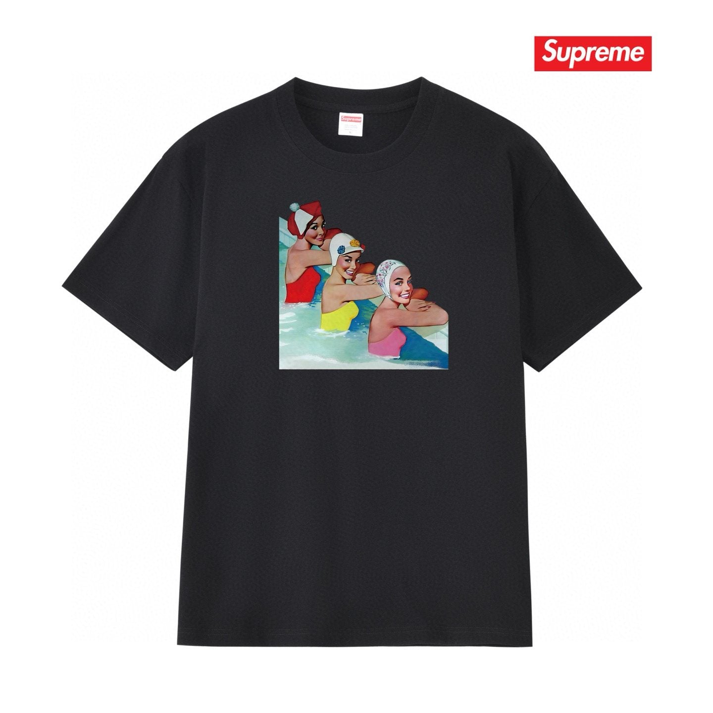 Supreme Swimmer Pool Graphic T-Shirt — front