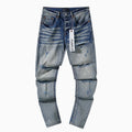 Purple Brand Paint-Splatter Distressed Jeans — hero