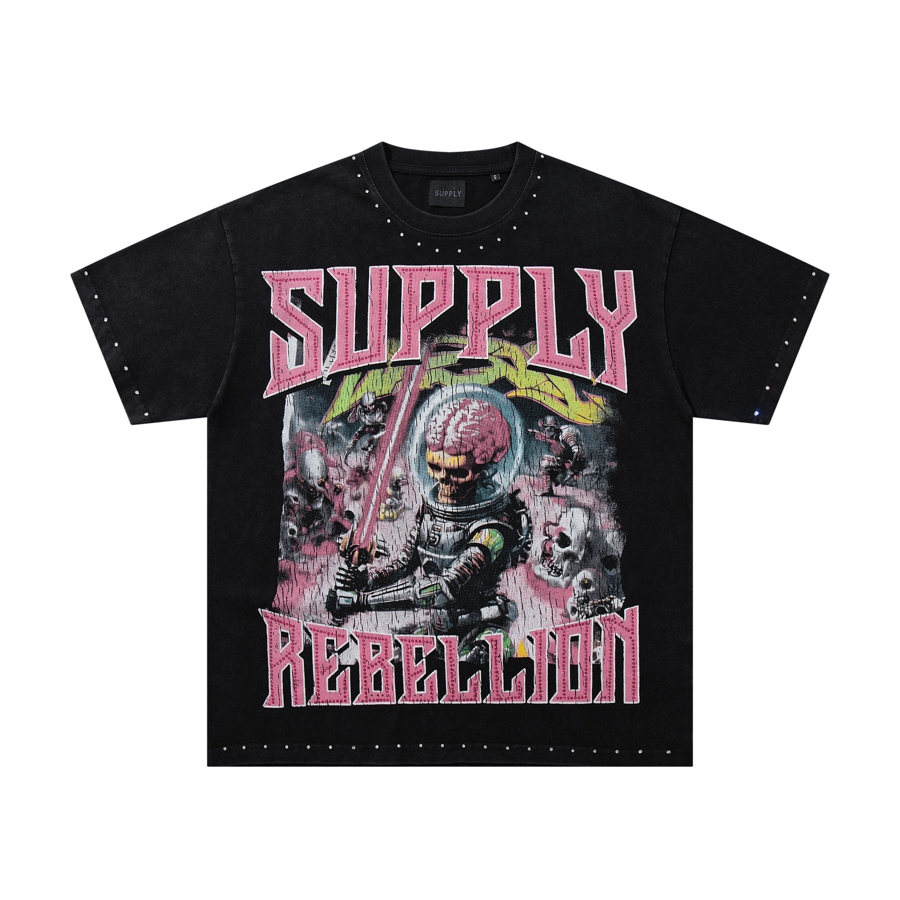 SUPPLY TEE Rebellion Astronaut Graphic T-Shirt — hero