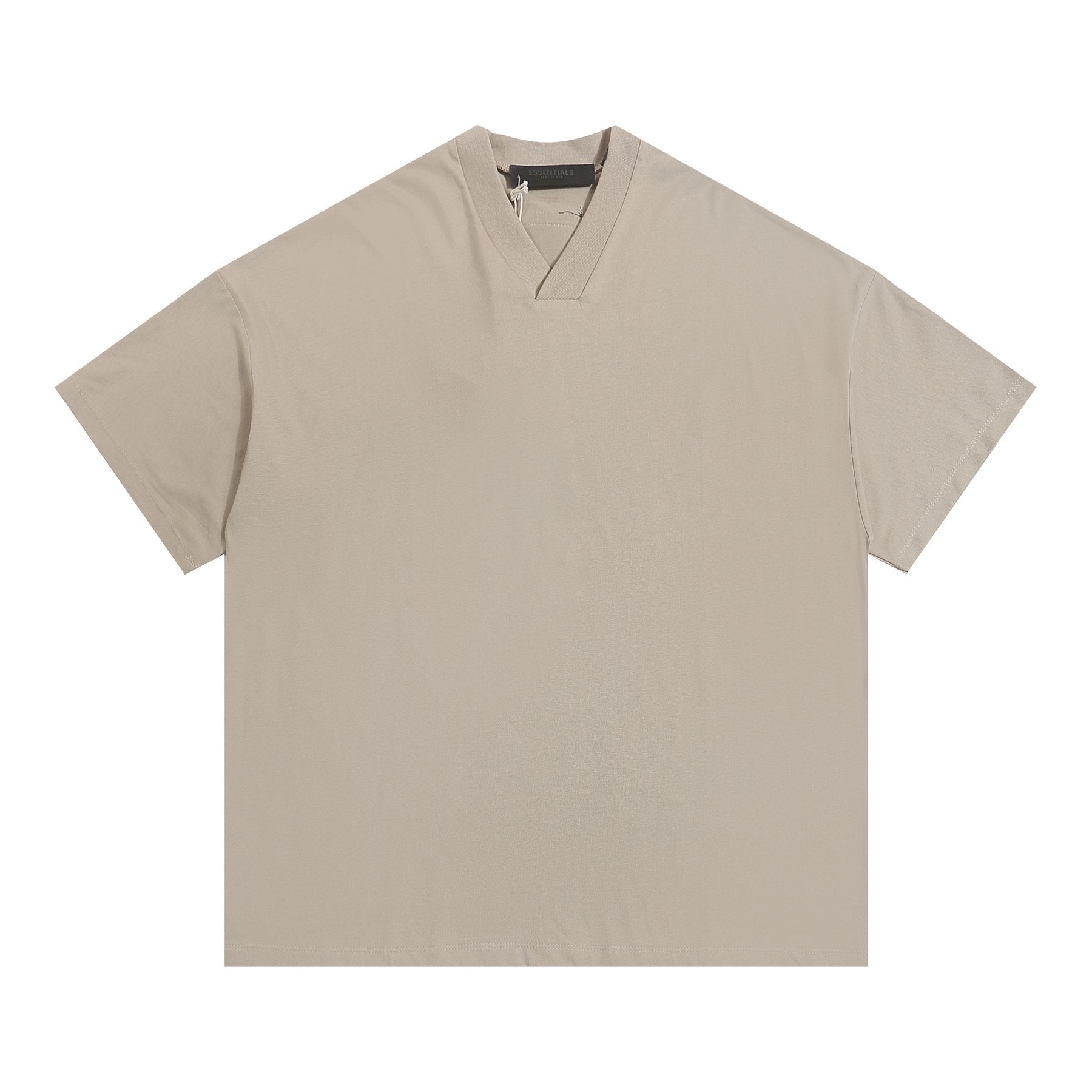 ESSENTIALS V-Notch Back Wordmark T-Shirt — front