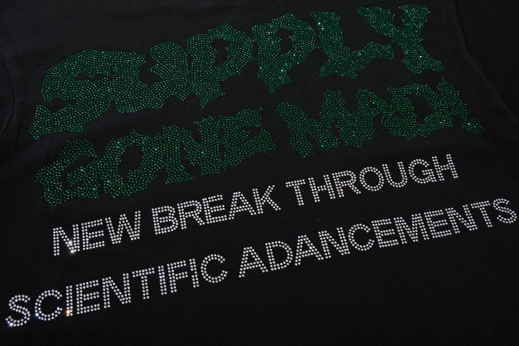 SUPPLY TEE Scientist Lab Studded Graphic T-Shirt — detail