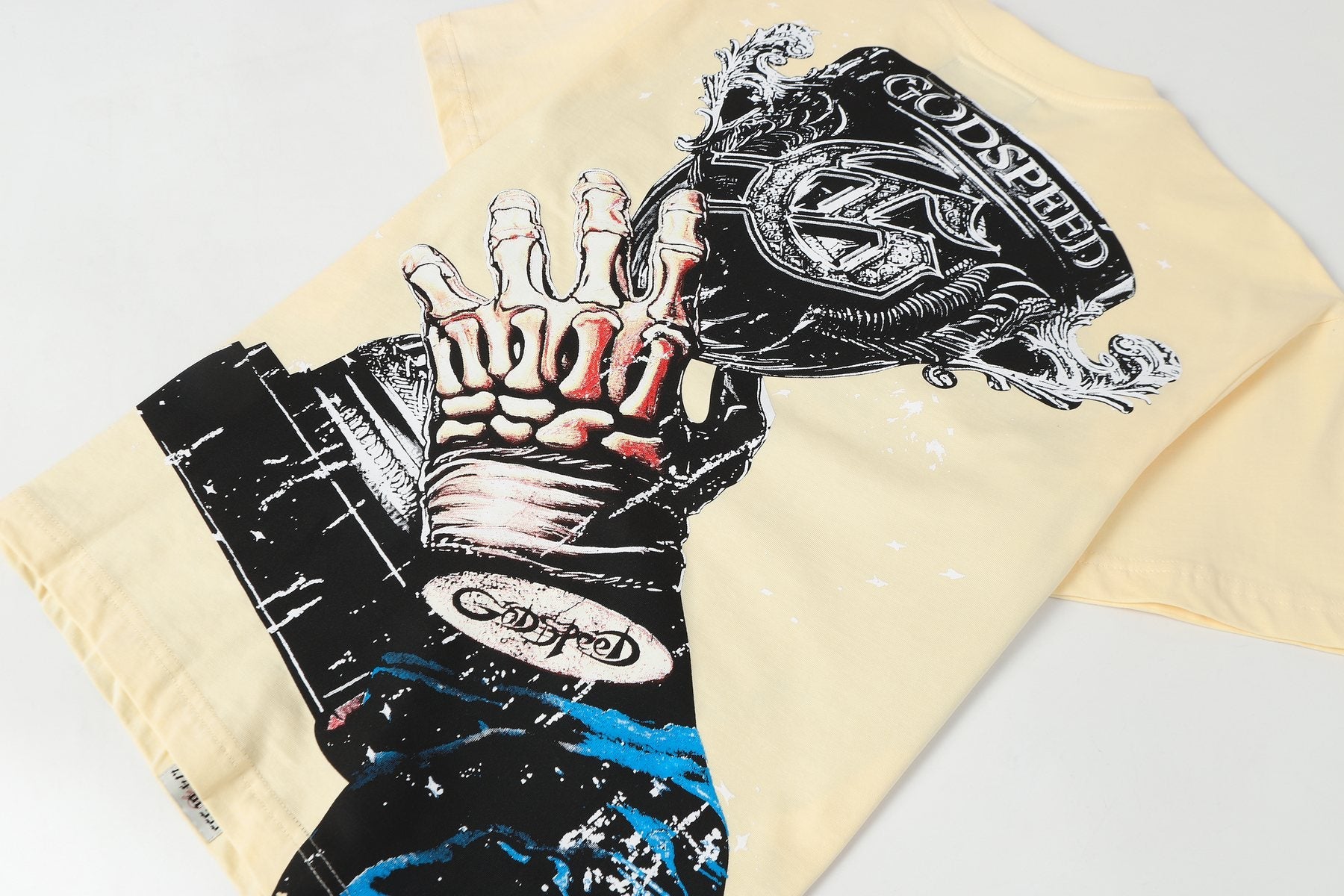 Godspeed Racing Skull Graphic T-Shirt — detail