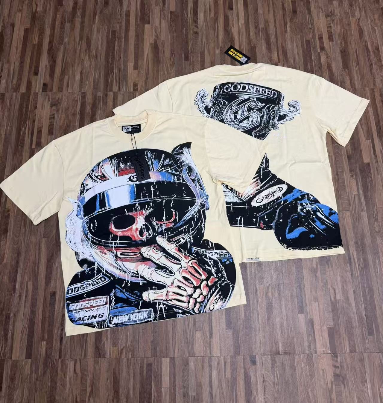 Godspeed Racing Skull Graphic T-Shirt — context