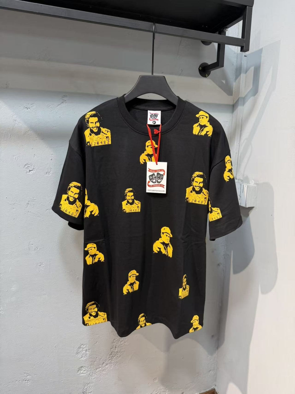 ASAALL All-Over Portrait Graphic Short-Sleeve T-Shirt — front