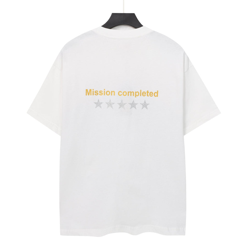 Godspeed Mission Completed Graphic T-Shirt — back