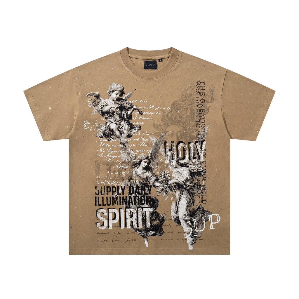 SUPPLY TEE Spirit Angel Embellished Graphic T-Shirt — hero