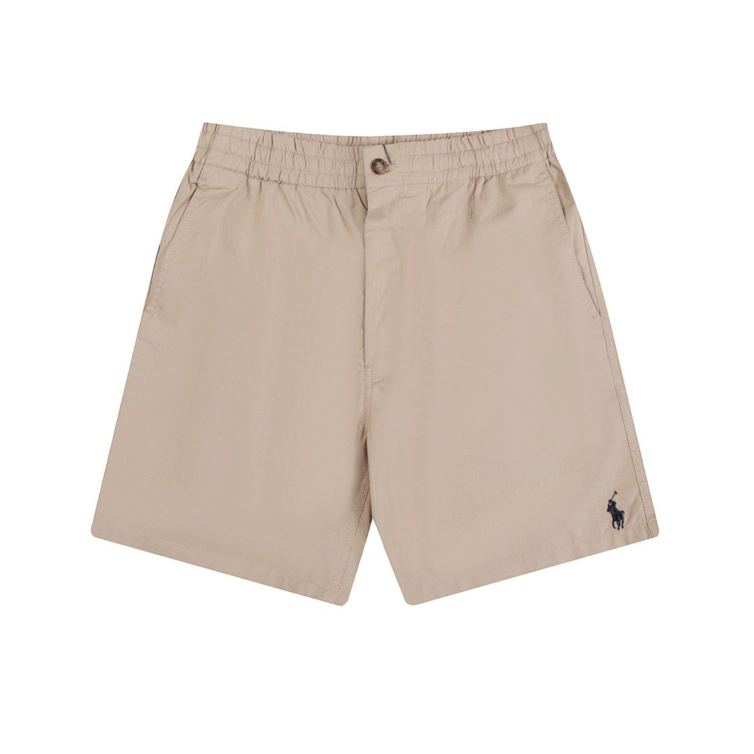 Test2-Ralph Lauren Drawstring Cotton Shorts — front