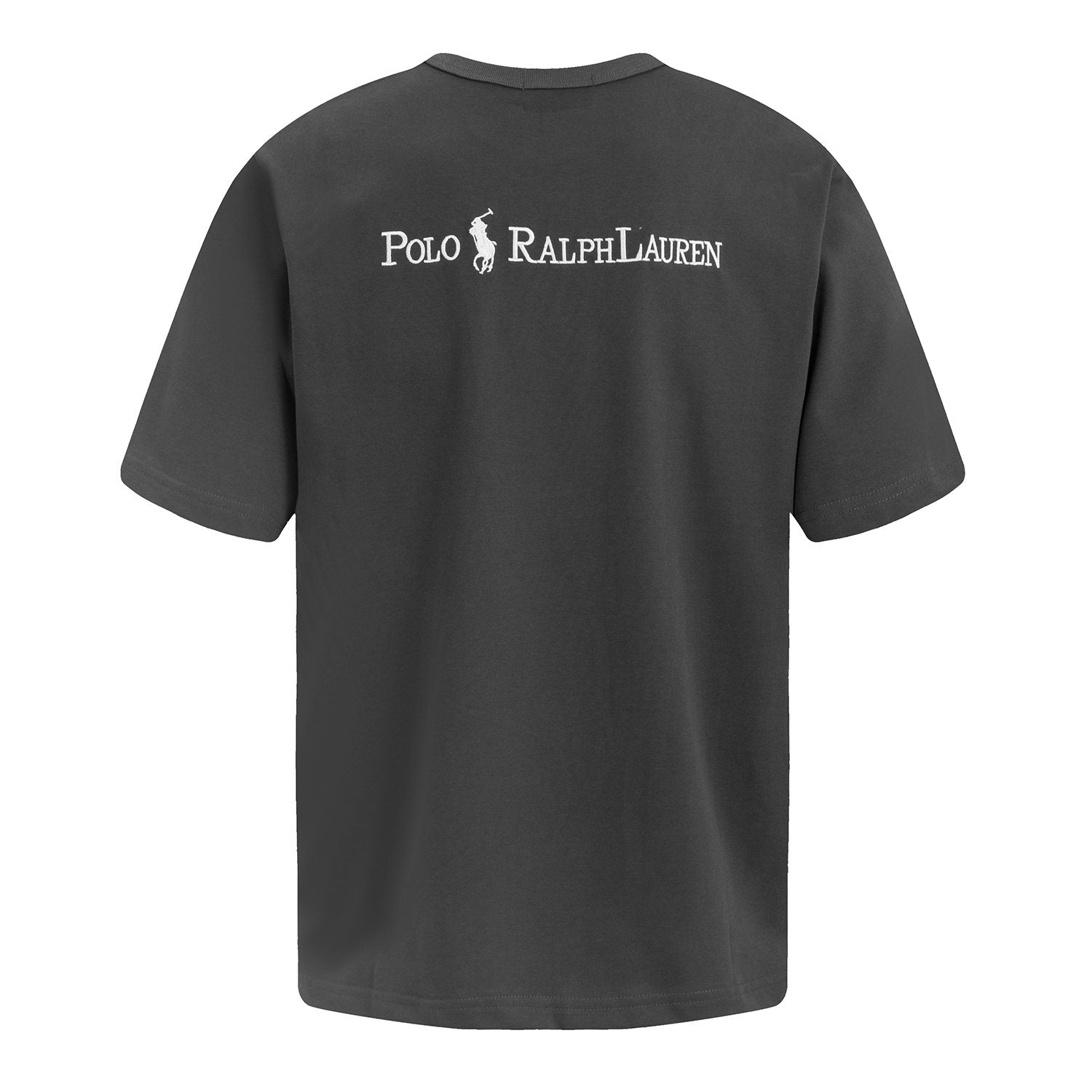 Test2-Ralph Lauren Embroidered Letter Relaxed Crewneck T-Shirt — back