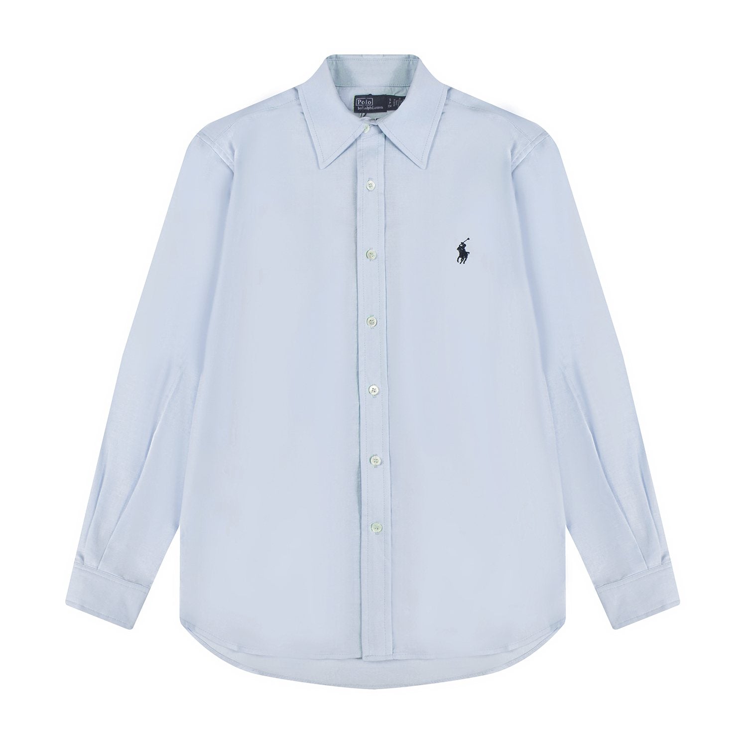 Test2-Ralph Lauren Embroidered Cotton-Blend Slub Linen Long-Sleeve Shirt — front