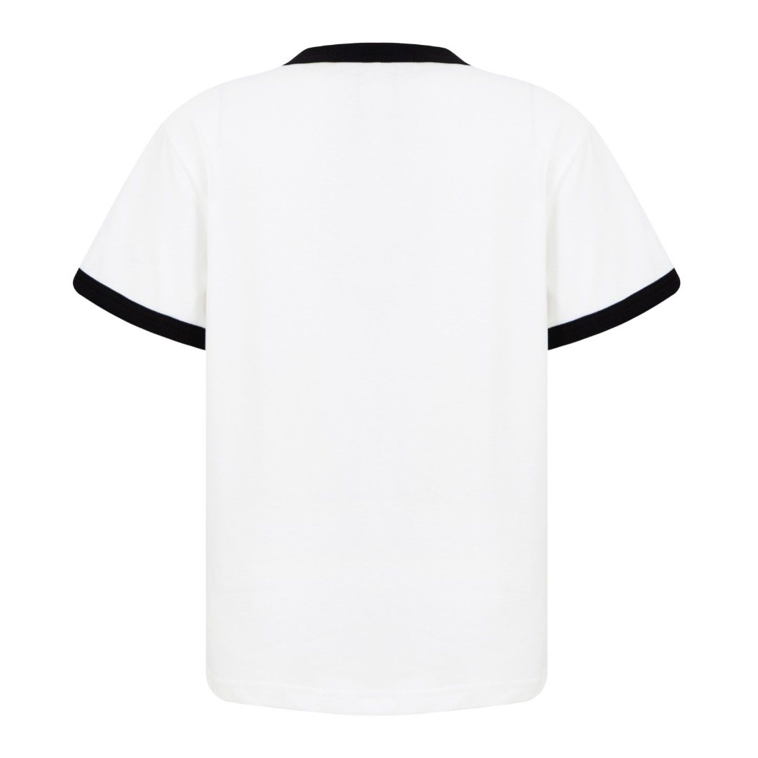 Test2-Ralph Lauren Contrast-Trim Logo T-Shirt — back